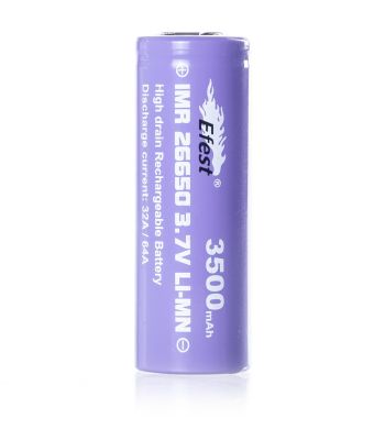Efest IMR 26650 3500mAh 3.7V flat top battery